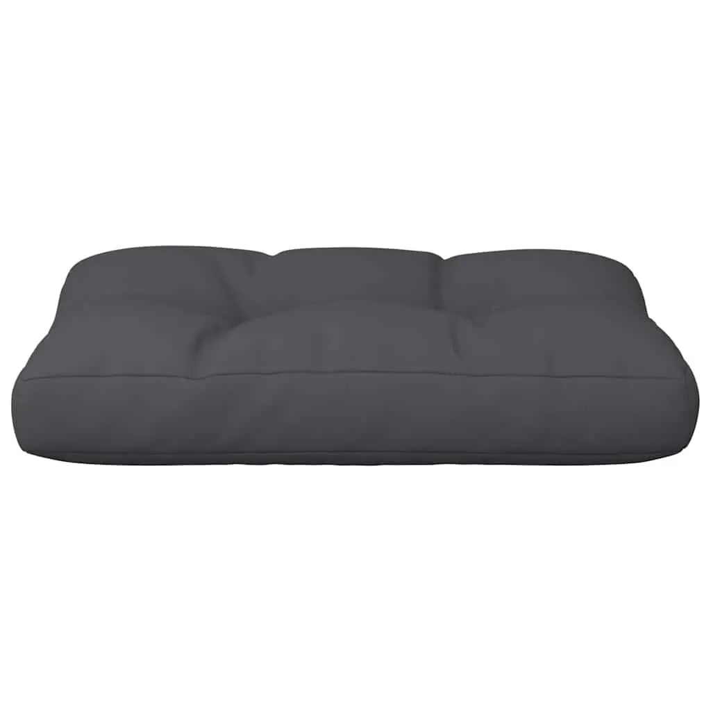 Pallet Cushion Polyester 50x40x12 cm Black Outdoor Garden Sofa Seat Pad Cushion