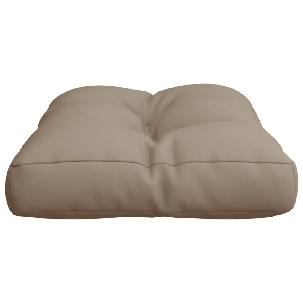 Pallet Cushion Polyester 50x40x12 cm Taupe Outdoor Garden Sofa Seat Pad
