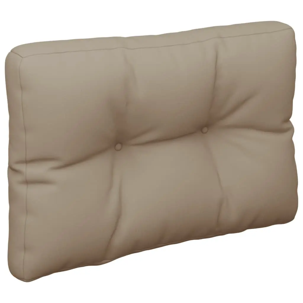 Pallet Seat Pads 2 Piece Set Outdoor Garden Sofa Cushions Taupe Polyester Filling