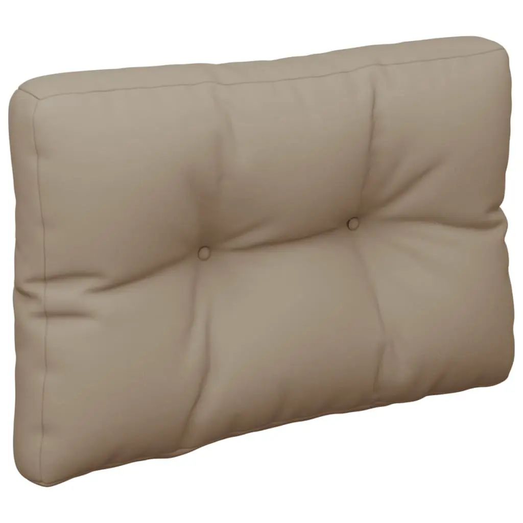 Outdoor Garden Sofa Seating Pads 2 Pieces Taupe Durable Polyester Water-Resistant Soft Filling