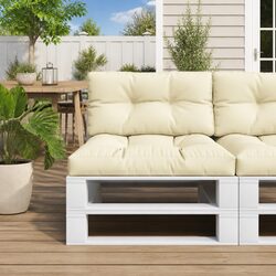 Practical Cream Pallet Cushions for Versatile Use