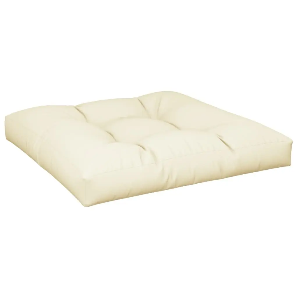 Outdoor Sofa Seat Pad Cushions Cream 2 Piece Durable Polyester Water Resistant