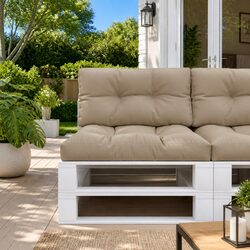 Practical Taupe Pallet Cushions for Every Setting