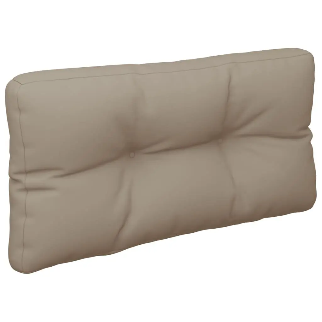 Pallet Cushion Seat Pads 2 Piece Taupe Polyester Fabric Water Resistant Indoor Outdoor Garden Comfort
