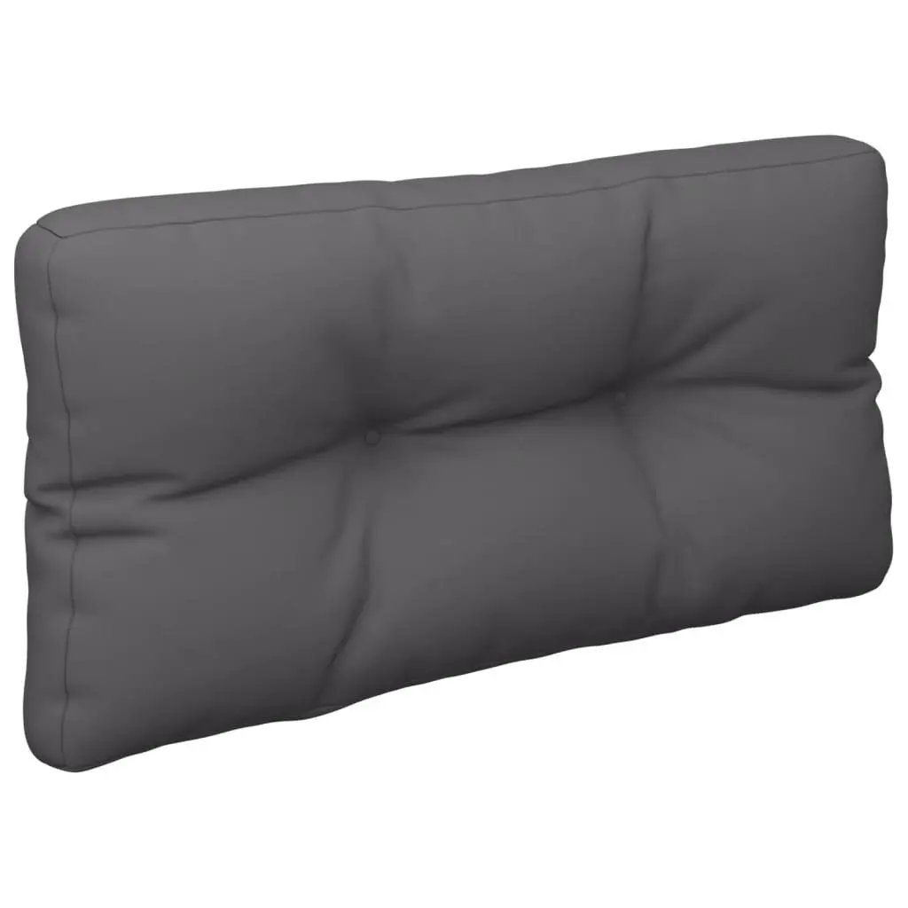 Outdoor Sofa Seat Pad Cushions 2 Piece Anthracite Polyester Fabric Durable Water-Resistant Soft Filling for Garden and Patio Use