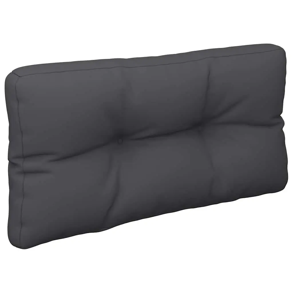 Pallet Cushions Polyester Fabric 2 pcs Black Outdoor Garden Sofa Seat Pad