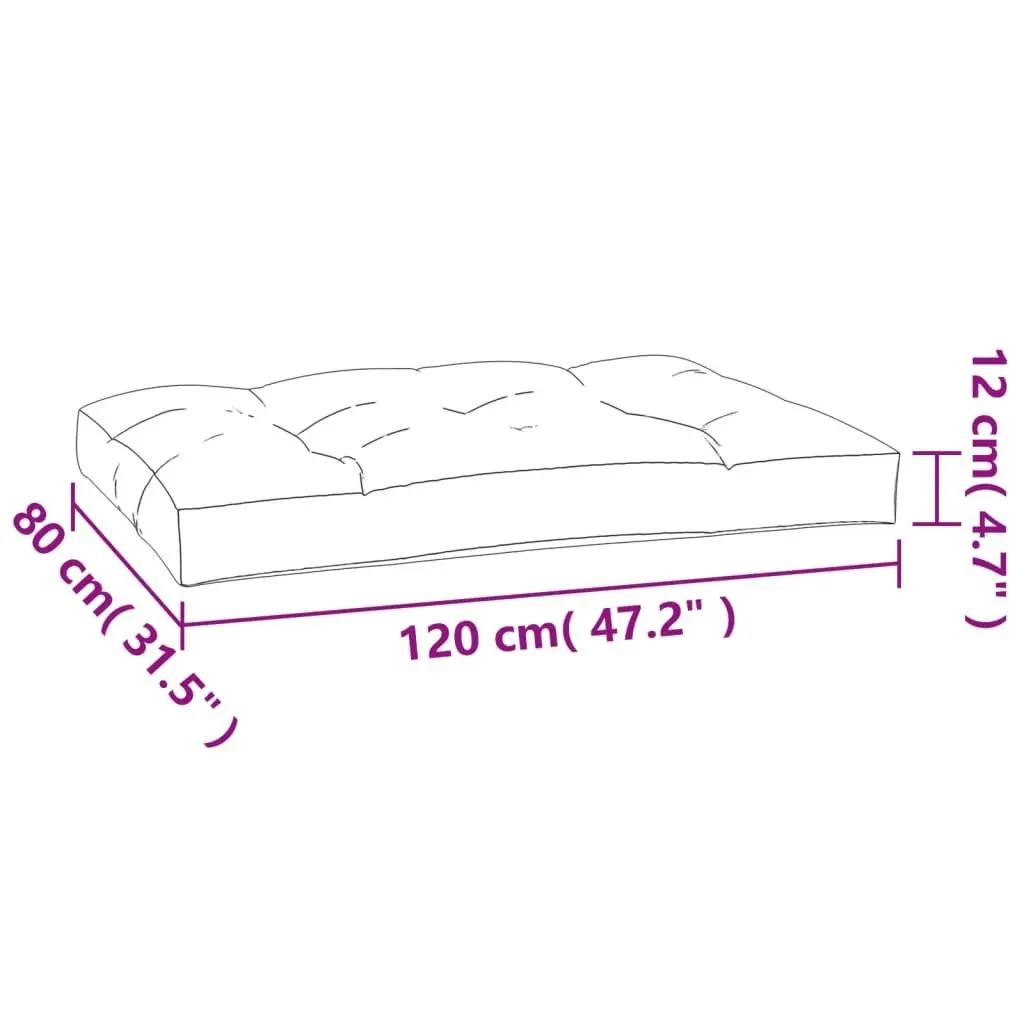 Outdoor Sofa Seat Pad Cushions Set 2 Pieces Black Durable Polyester Soft Filling