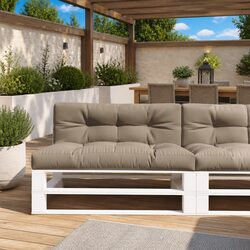 2-Piece Pallet Cushion Set for Indoor and Outdoor Comfort