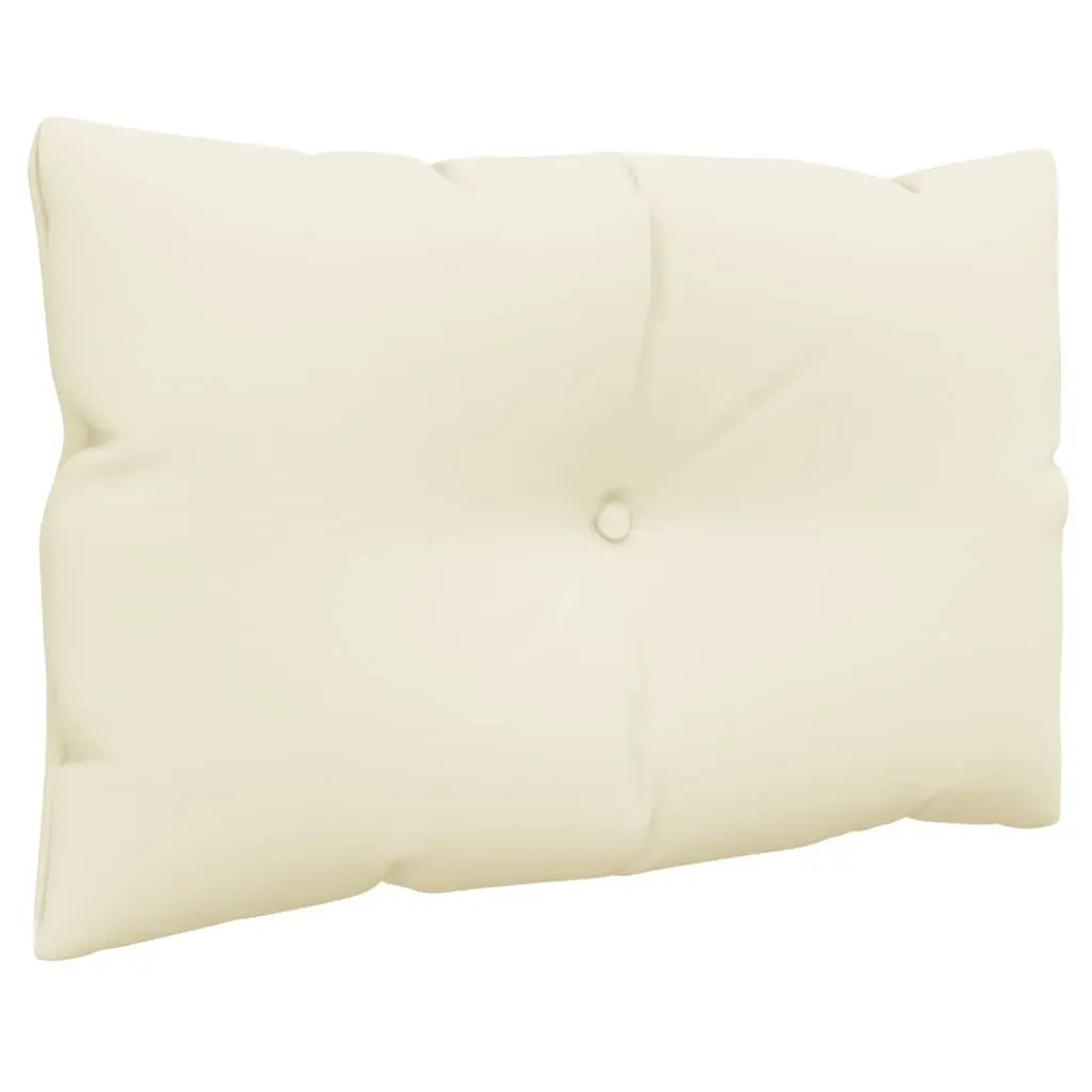 Pallet Cushions 2 pcs Cream Outdoor Garden Sofa Seating Pad Furniture Cushion