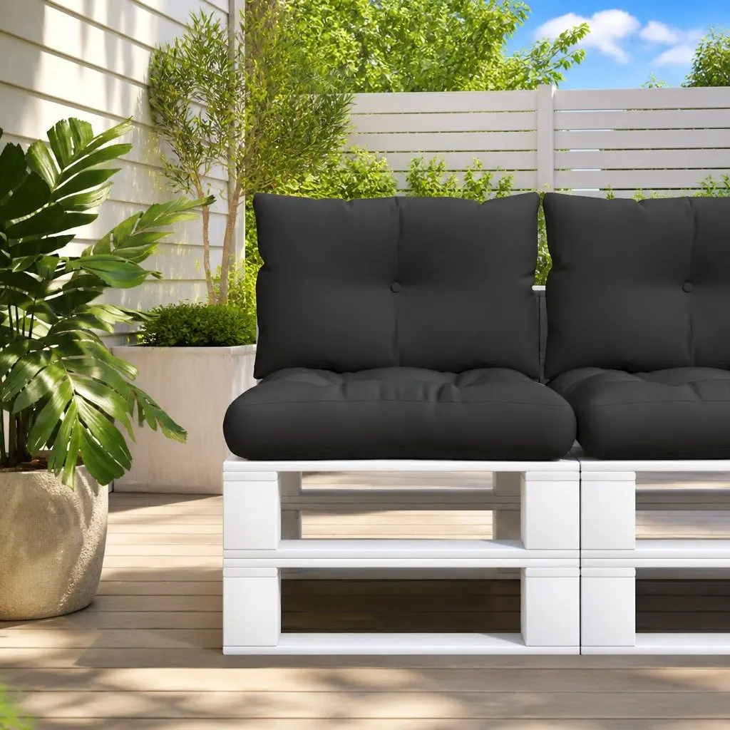 Black Pallet Cushions for Home and Garden