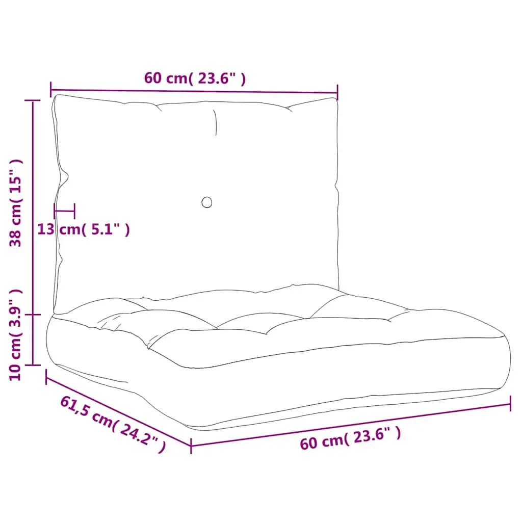 Black Pallet Cushions for Home and Garden