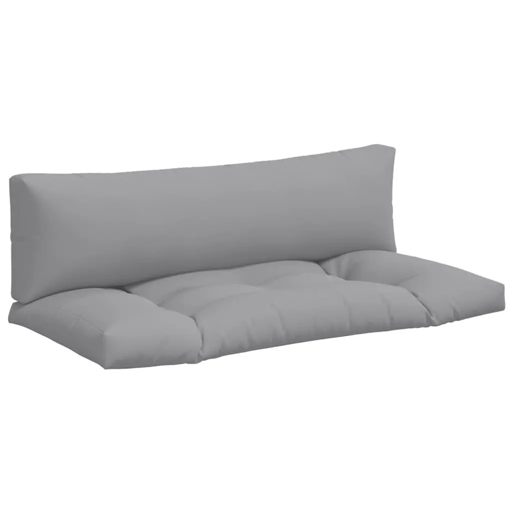 Pallet Cushions 2 pcs Grey Outdoor Indoor Seat Pad Garden Furniture Decor