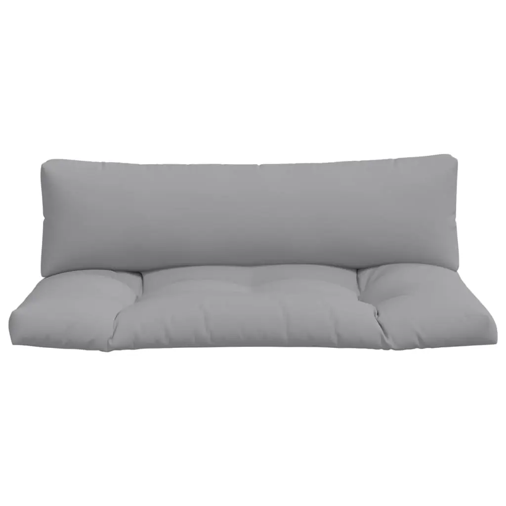 Pallet Cushions 2 pcs Grey Outdoor Indoor Seat Pad Garden Furniture Decor