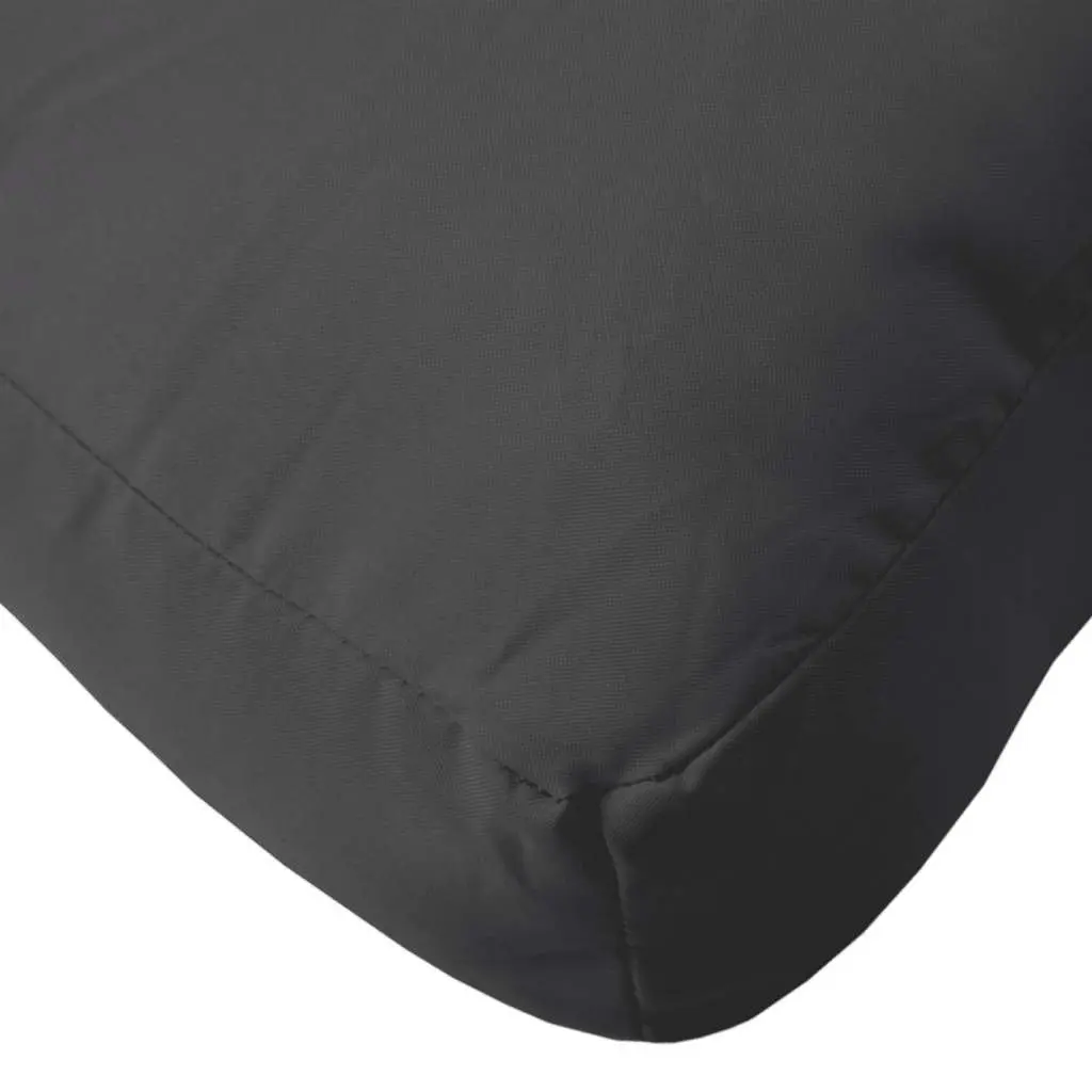 Pallet Cushions Polyester 3 Piece Black Outdoor Garden Furniture Seat Pad
