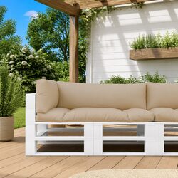 Practical Taupe Pallet Cushions for Various Uses