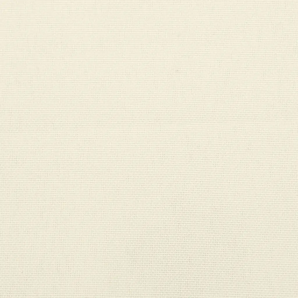 Outdoor Chair Cushions Set 6 Piece Oxford Fabric 50x50cm Cream White Soft Filling