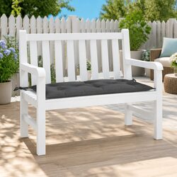 Comfortable Anthracite Garden Cushion 100x50x7cm