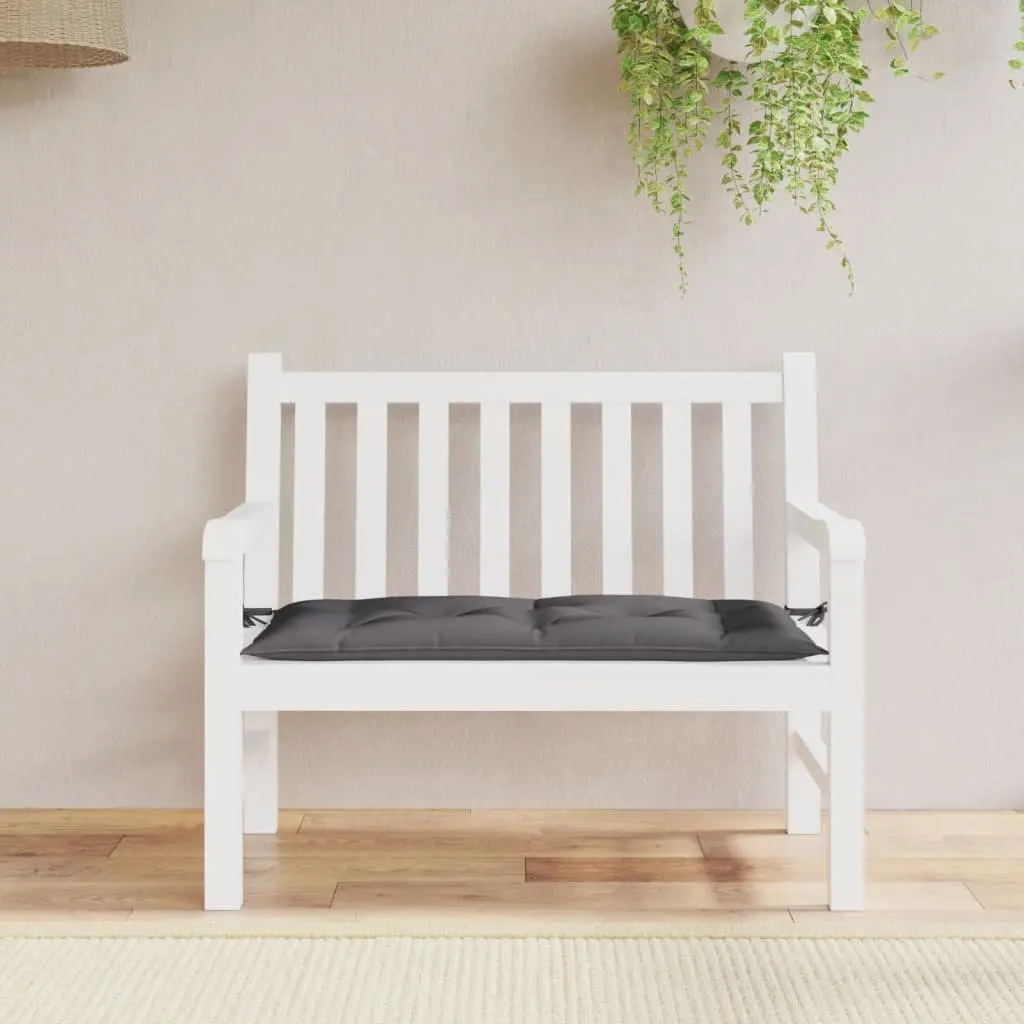 Garden Bench Cushion Anthracite 100x50x7cm Oxford Fabric Outdoor Patio Seat Pad