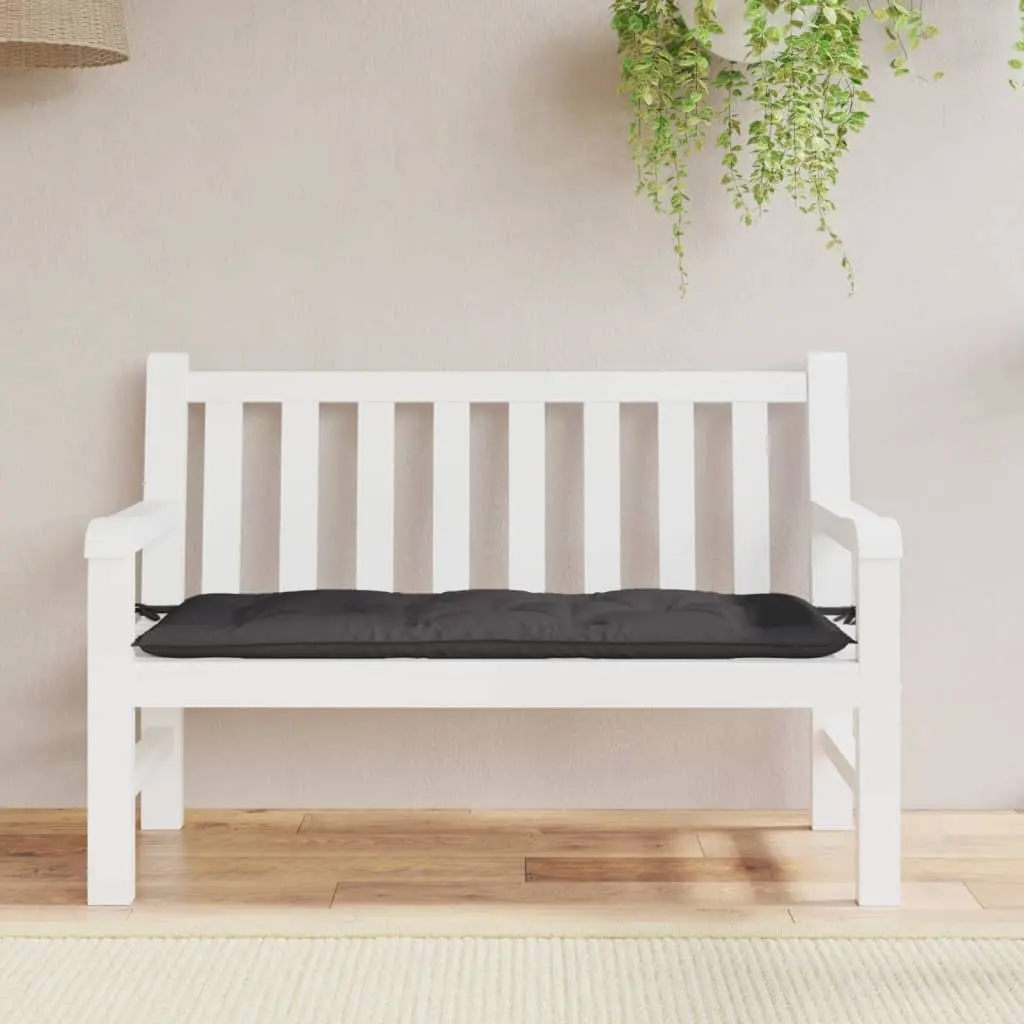 Garden Bench Cushion Anthracite 120x50x7cm Outdoor Pallet Seat Pad Oxford Fabric