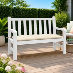 Practical Cream Cushion for Garden, Patio, or Indoor Use