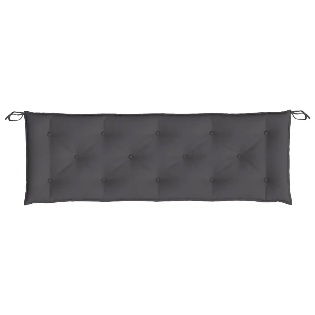 Anthracite Bench Cushion for Indoor and Outdoor Use