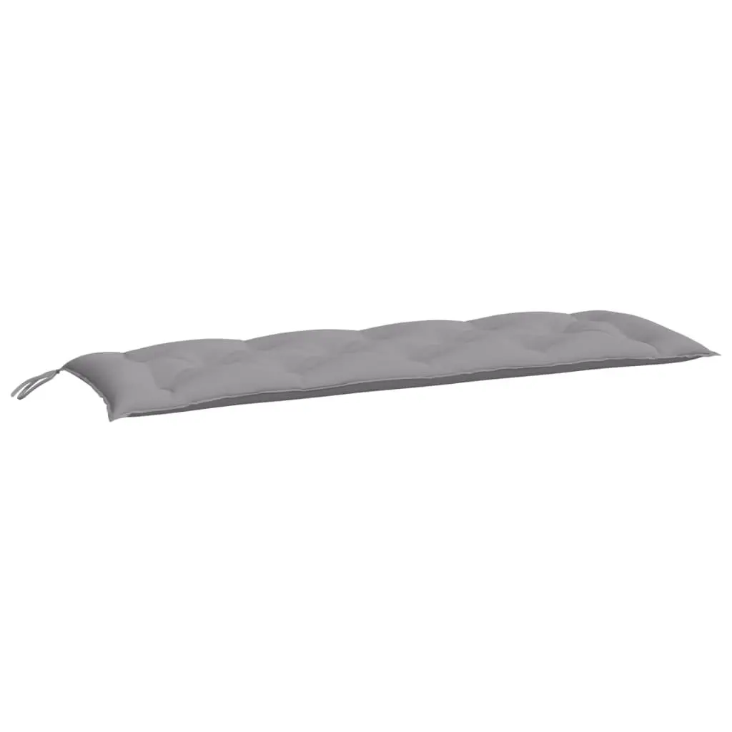 Garden Cushion Oxford Fabric 150x50cm Grey Durable Outdoor Patio Seat Pad