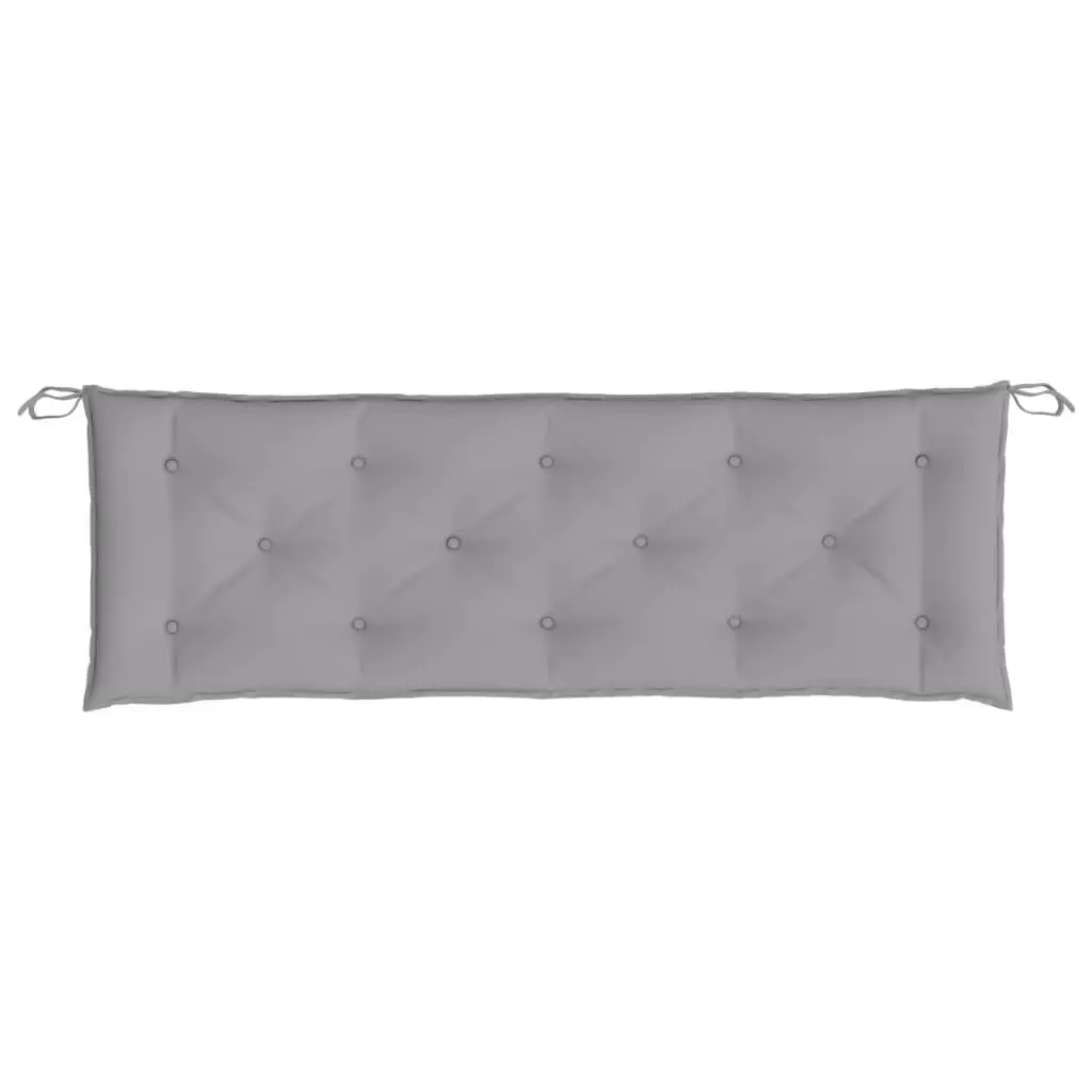 Garden Cushion Oxford Fabric 150x50cm Grey Durable Outdoor Patio Seat Pad