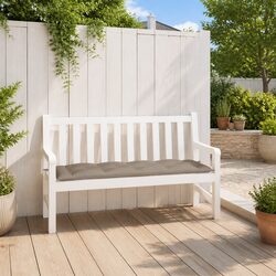 Practical Taupe Garden Cushion for Outdoor Seating