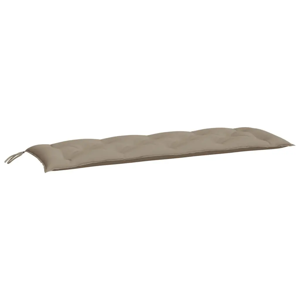 Garden Bench Cushion Taupe 150x50x7 cm Outdoor Patio Seat Pad Oxford Fabric