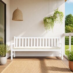 Practical Cream Cushion for Outdoor and Indoor Use