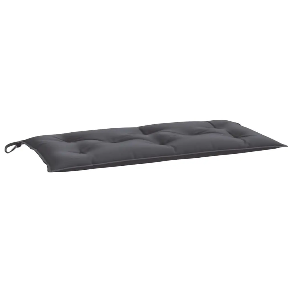 Outdoor Seat Pads 2 Piece Anthracite Oxford Fabric Water-Resistant Garden Bench Cushions 100x50x7cm