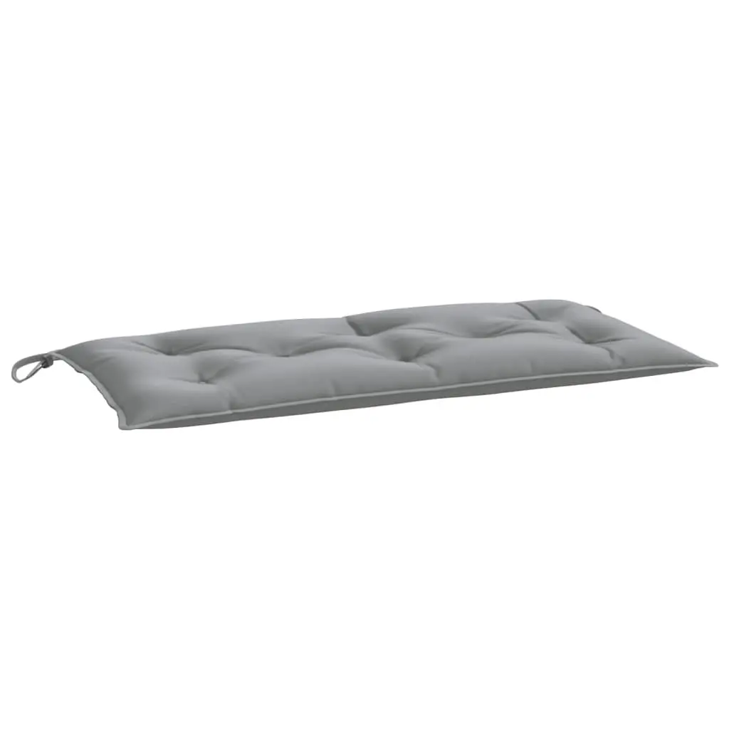 Patio Seat Pads Oxford Fabric Grey 100x50x7cm 2 Piece Garden Bench Cushions Lightweight Water Resistant Indoor Outdoor Comfort