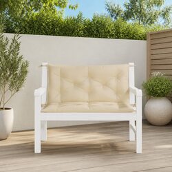 Versatile Beige Cushions for Garden Benches and Patios