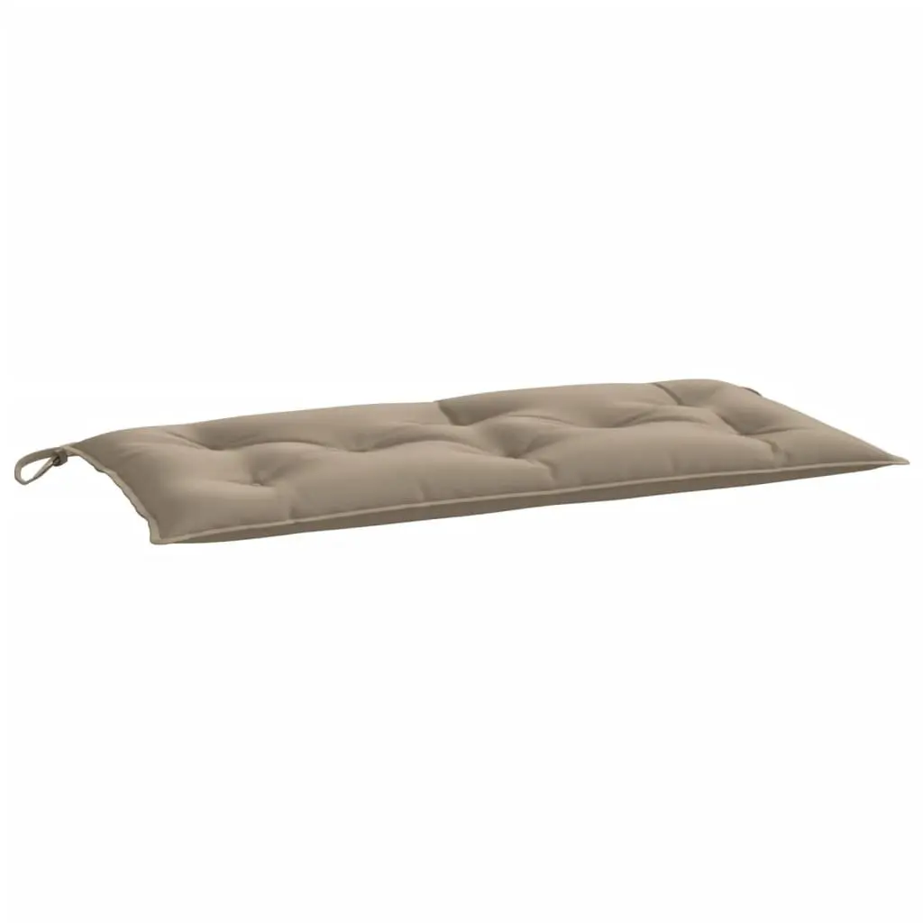 Garden Bench Cushions Oxford Fabric 100 x 50 x 7 cm Taupe 2 pcs Water Resistant