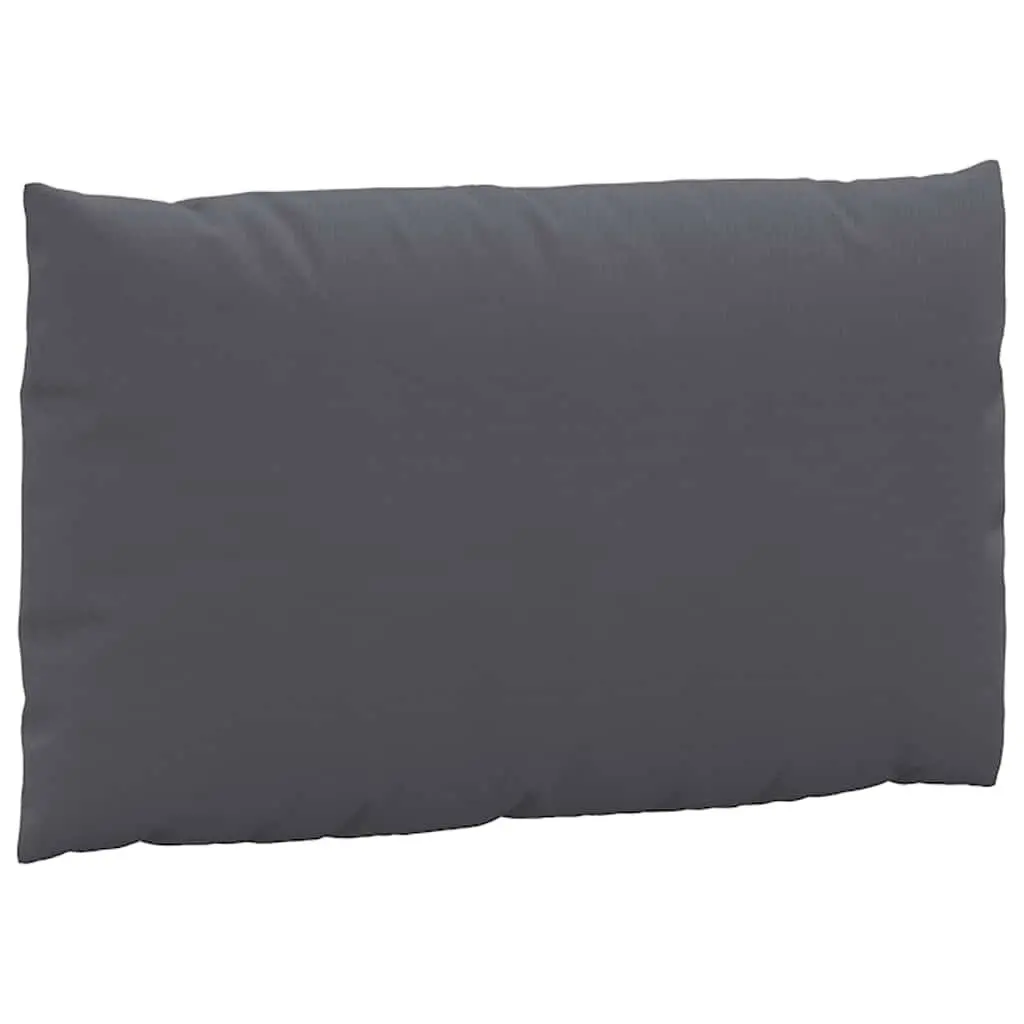 Pallet Cushions Anthracite Oxford Fabric Outdoor Sofa Seat Pad 2 Piece