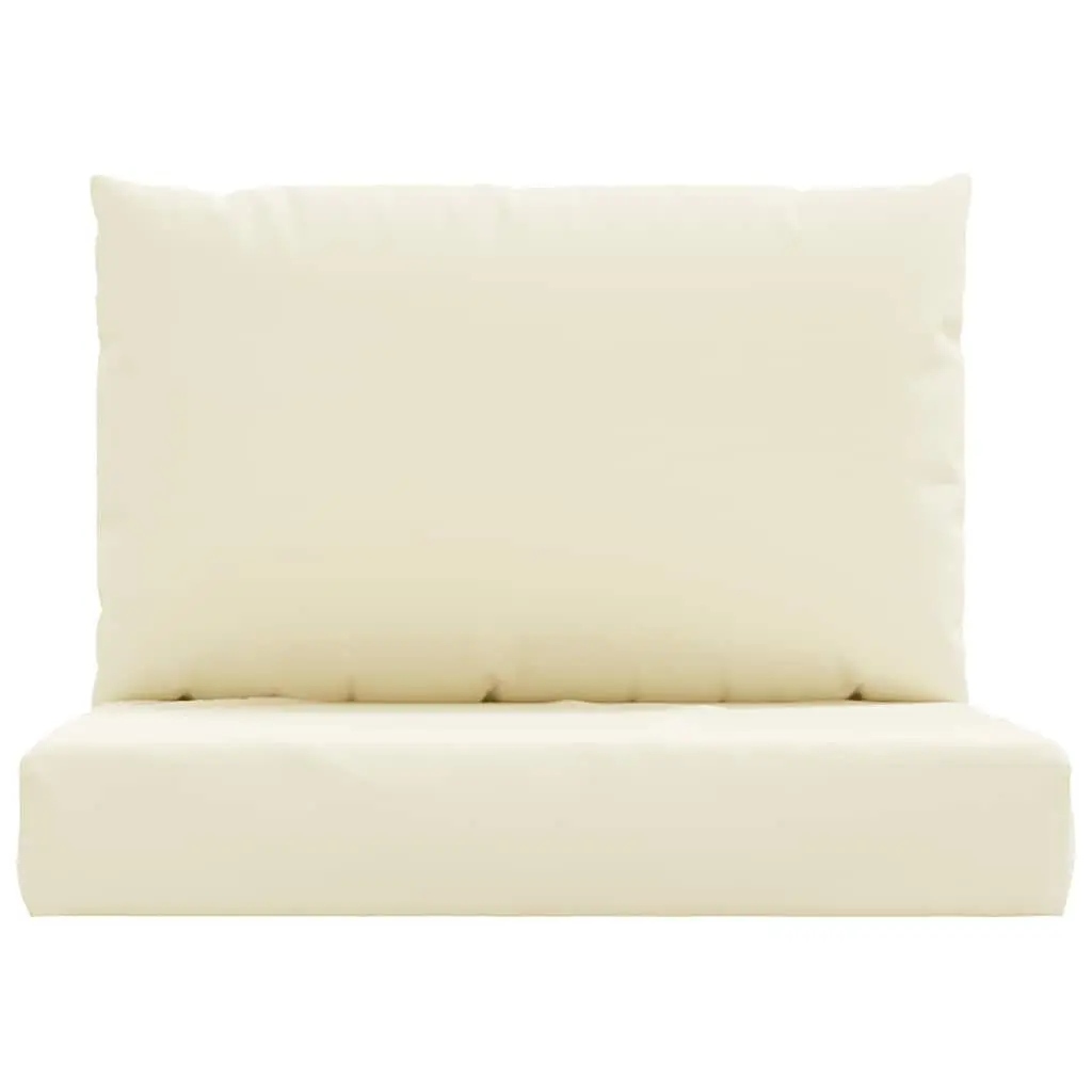 Pallet Cushions Oxford Fabric 2 pcs Cream Outdoor Garden Sofa Seat Pad