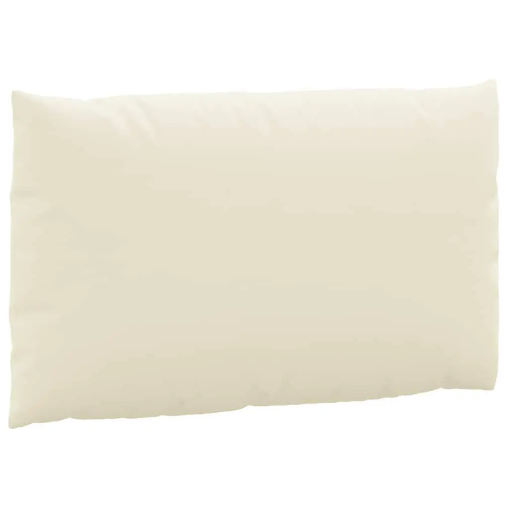 Pallet Cushions Oxford Fabric 2 pcs Cream Outdoor Garden Sofa Seat Pad