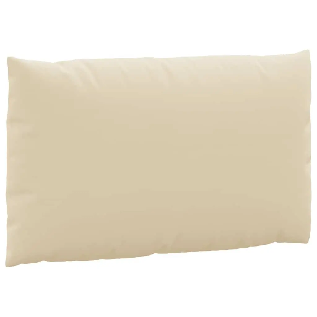 Pallet Cushions Oxford Fabric 2 pcs Beige Outdoor Garden Sofa Seat Pad