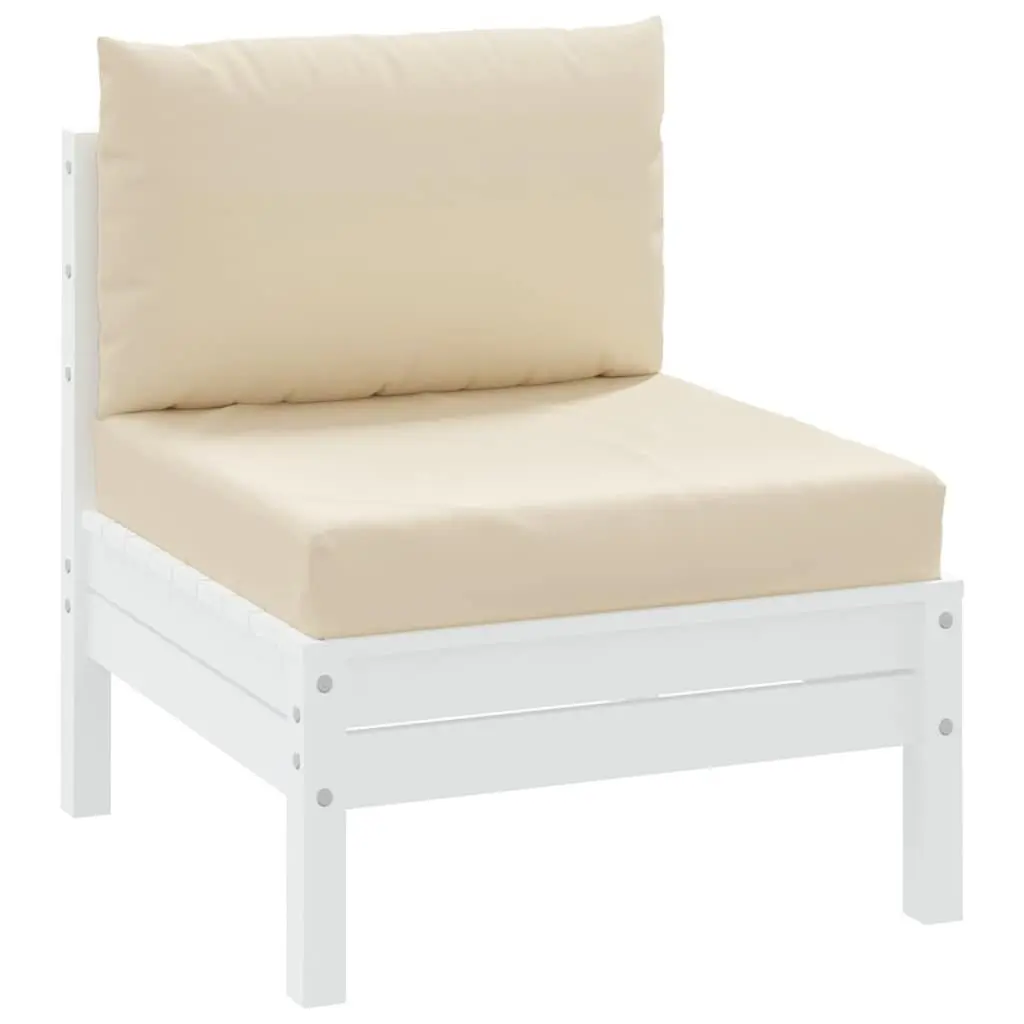Pallet Cushions Oxford Fabric 2 pcs Beige Outdoor Garden Sofa Seat Pad