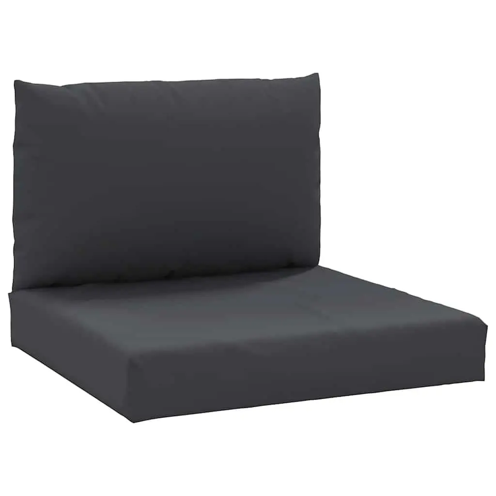 Pallet Cushions Oxford Fabric 2 Pieces Black Outdoor Garden Sofa Seat Pad