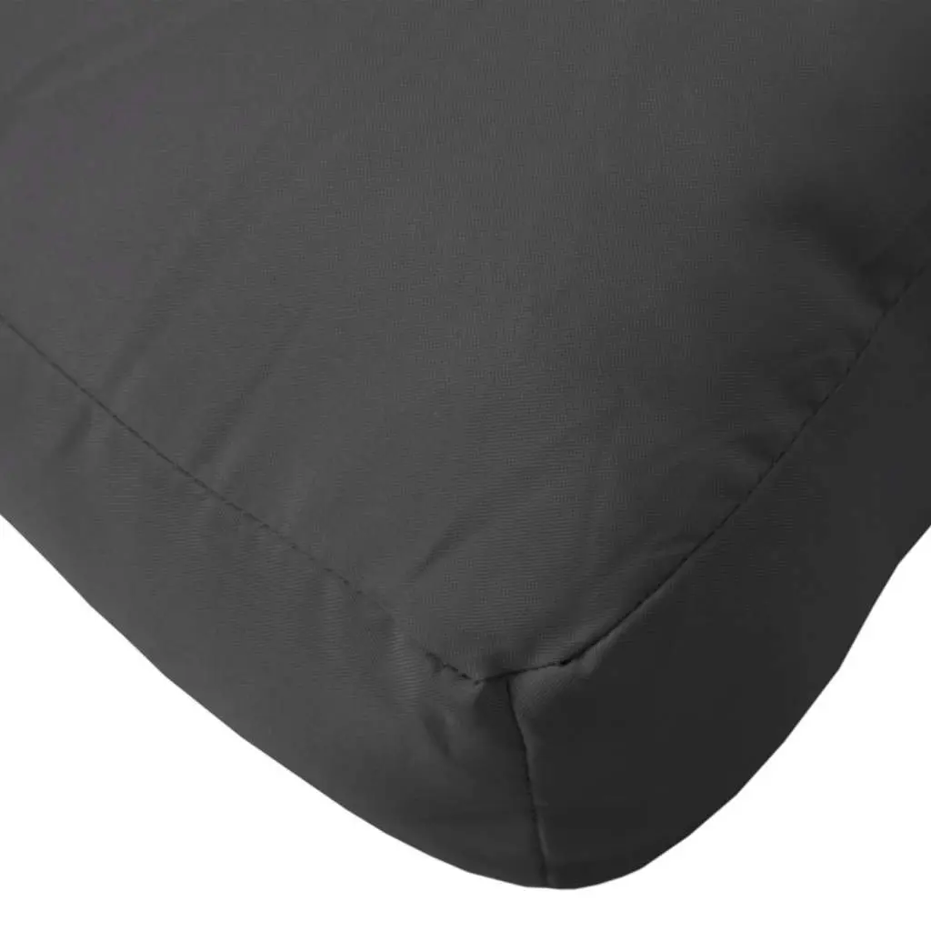 Pallet Cushions Oxford Fabric 2 Pieces Black Outdoor Garden Sofa Seat Pad
