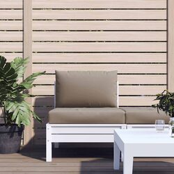2 Pack of Taupe Pallet Cushions for Multiple Home Uses