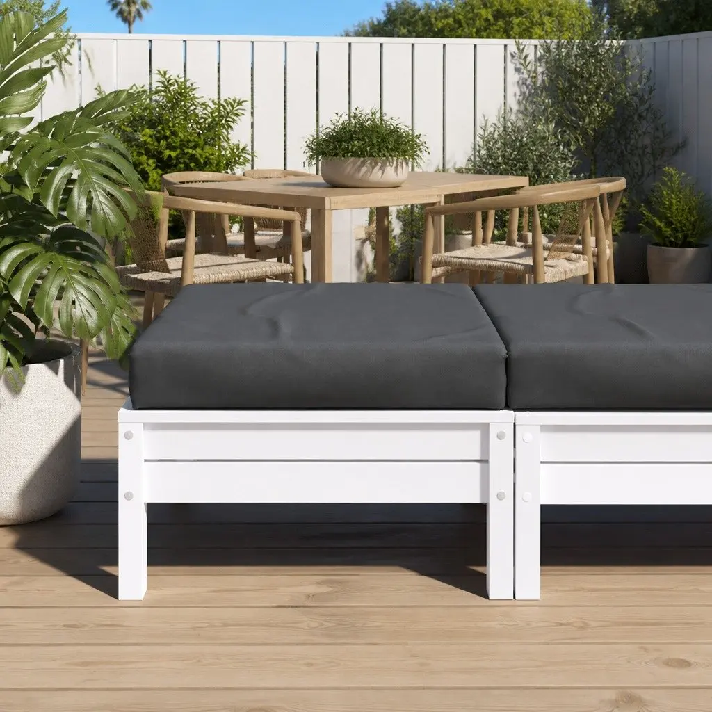 Pallet Cushion Outdoor Garden Seat Pad Oxford Fabric Anthracite 60x60x9.5cm