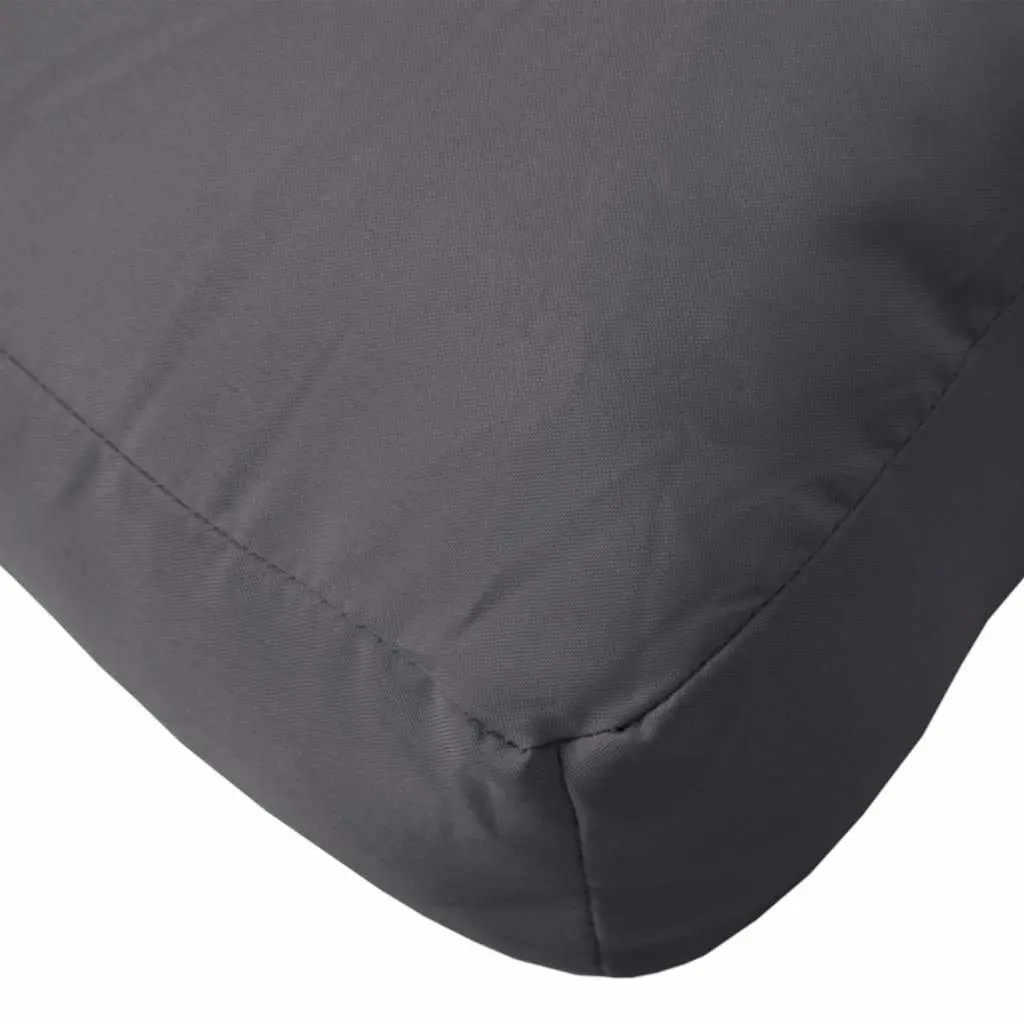 Pallet Cushion Outdoor Garden Seat Pad Oxford Fabric Anthracite 60x60x9.5cm