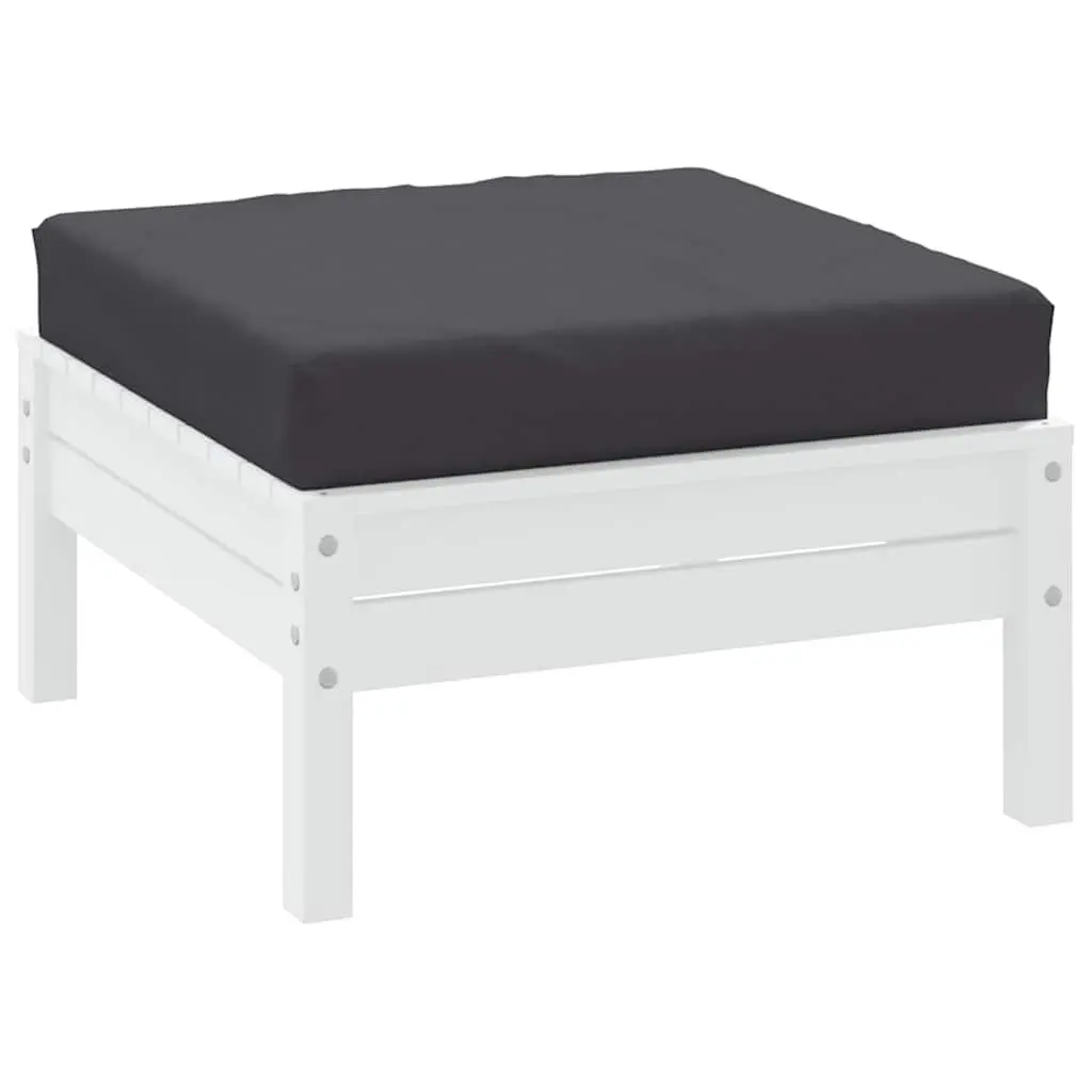 Pallet Cushion Outdoor Garden Seat Pad Oxford Fabric Anthracite 60x60x9.5cm