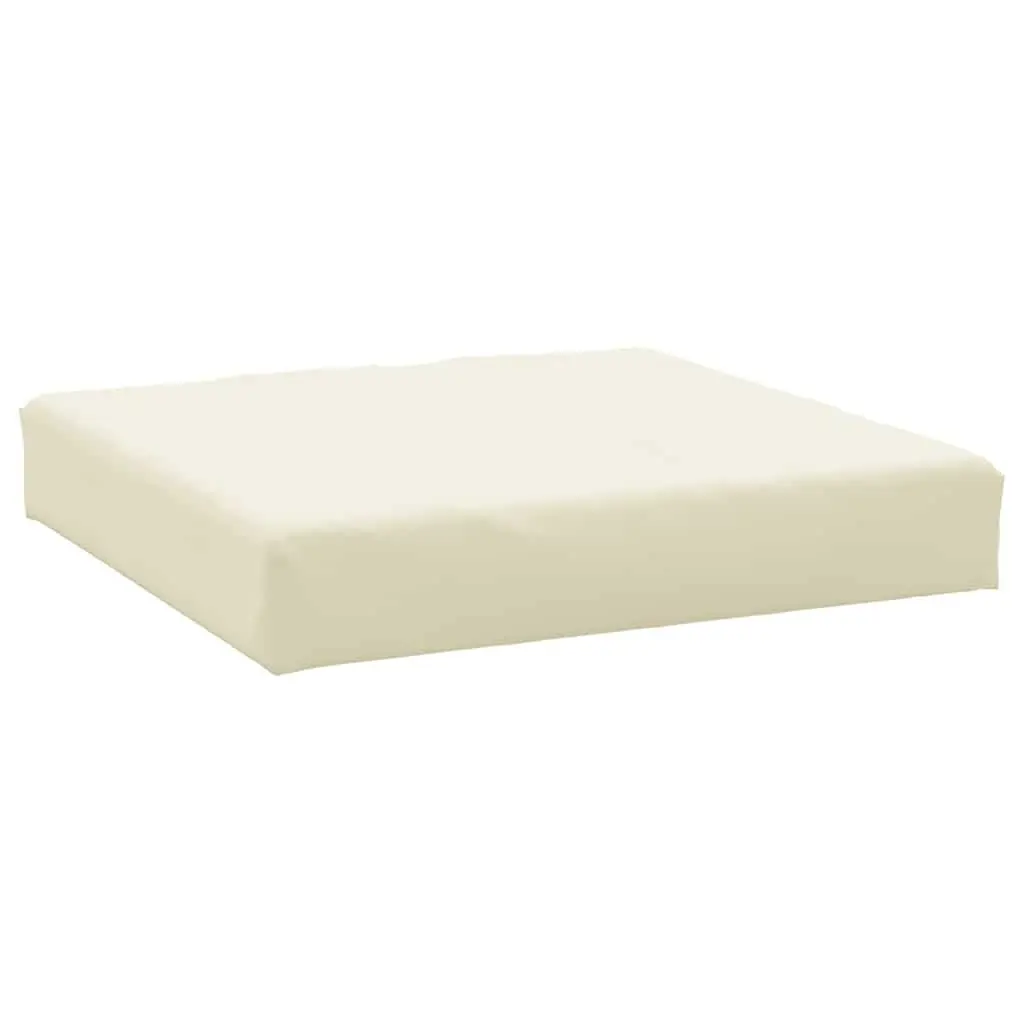 Pallet Cushion Outdoor Indoor Seat Pad Oxford Fabric Cream 60x60x9.5cm