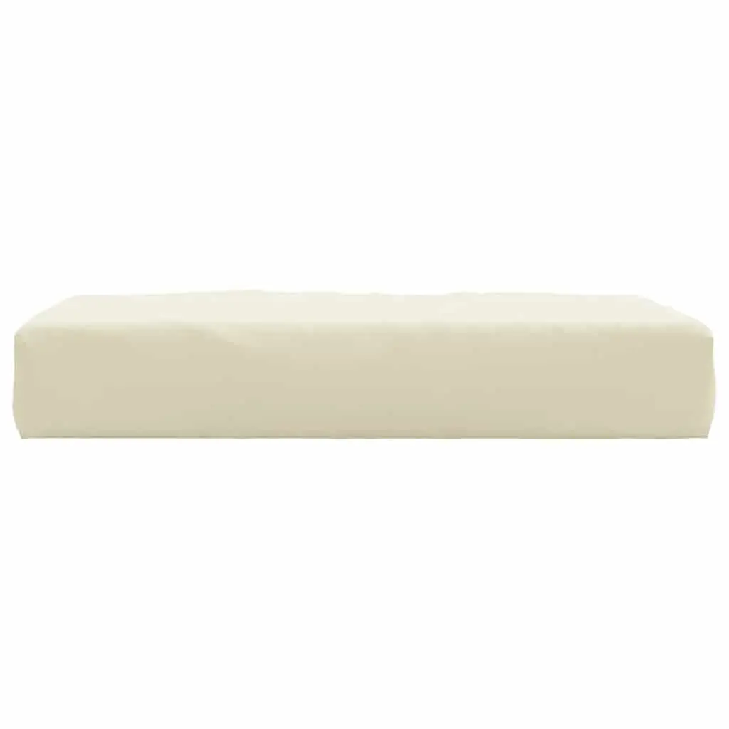 Pallet Cushion Outdoor Indoor Seat Pad Oxford Fabric Cream 60x60x9.5cm