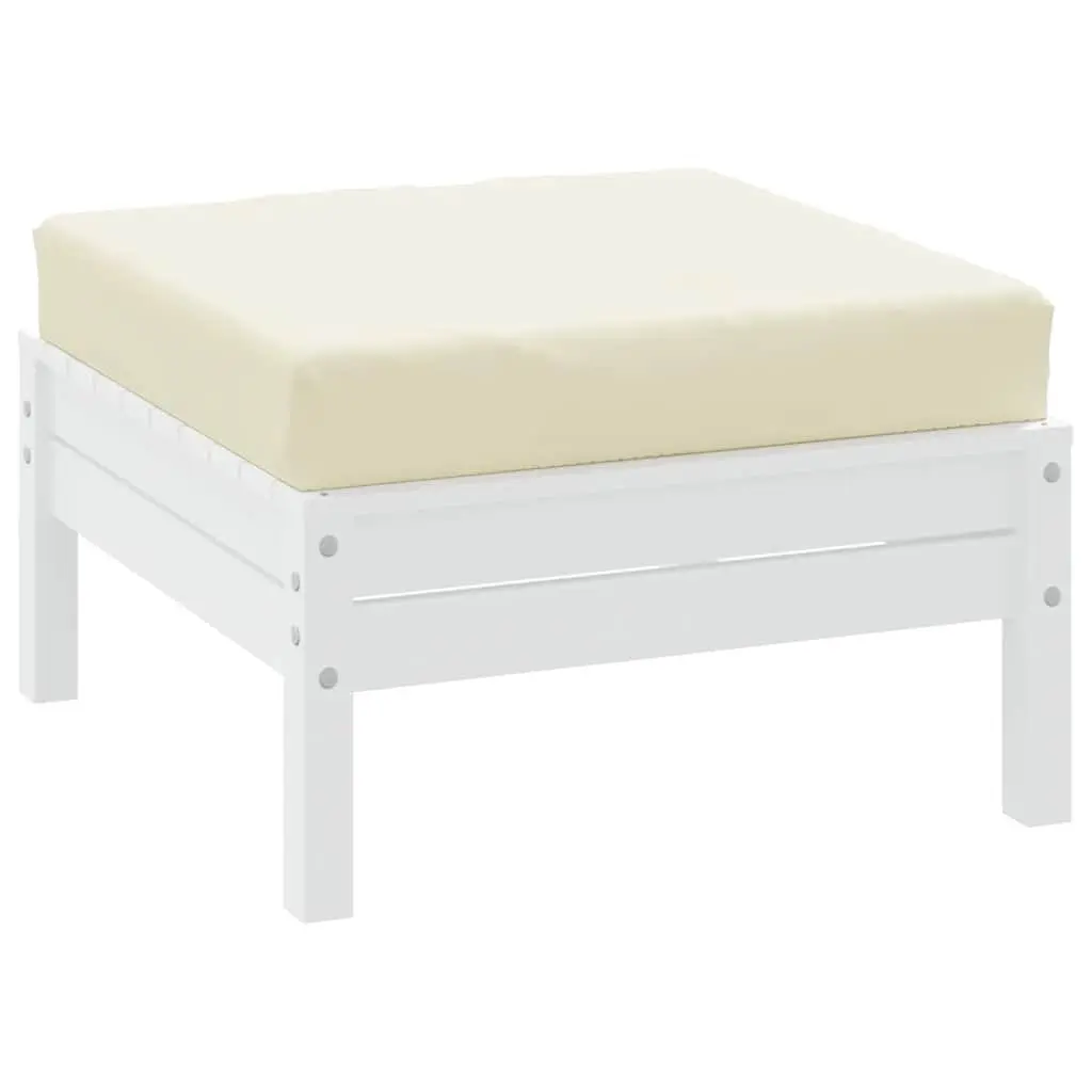 Pallet Cushion Outdoor Indoor Seat Pad Oxford Fabric Cream 60x60x9.5cm