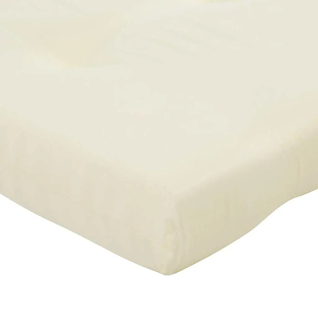 Outdoor Chair Cushions 2 Piece Water Resistant Cream Oxford Fabric Soft Foam Fibre Non Slip for Garden Patio Seating