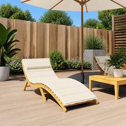 Practical Cream Sun Lounger Cushion for Any Space
